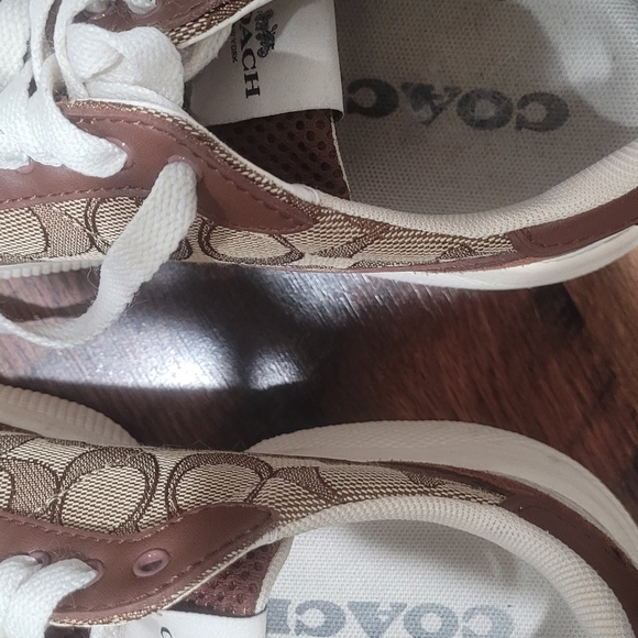 Coach Brown and Tan Sneakers - Picture 4 of 6